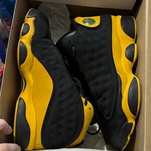 Black and Yellow Sneakers